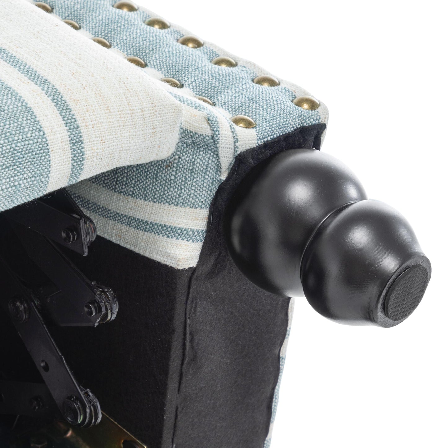 Fauteuils inclinables à commande manuelle avec garniture à clous décoratifs