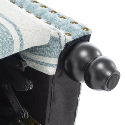 Fauteuils inclinables à commande manuelle avec garniture à clous décoratifs