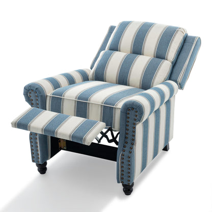 Fauteuils inclinables à commande manuelle avec garniture à clous décoratifs