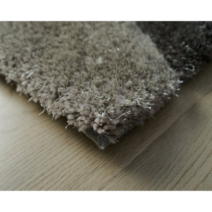 Tapis de sol abstrait à poils longs Mateos