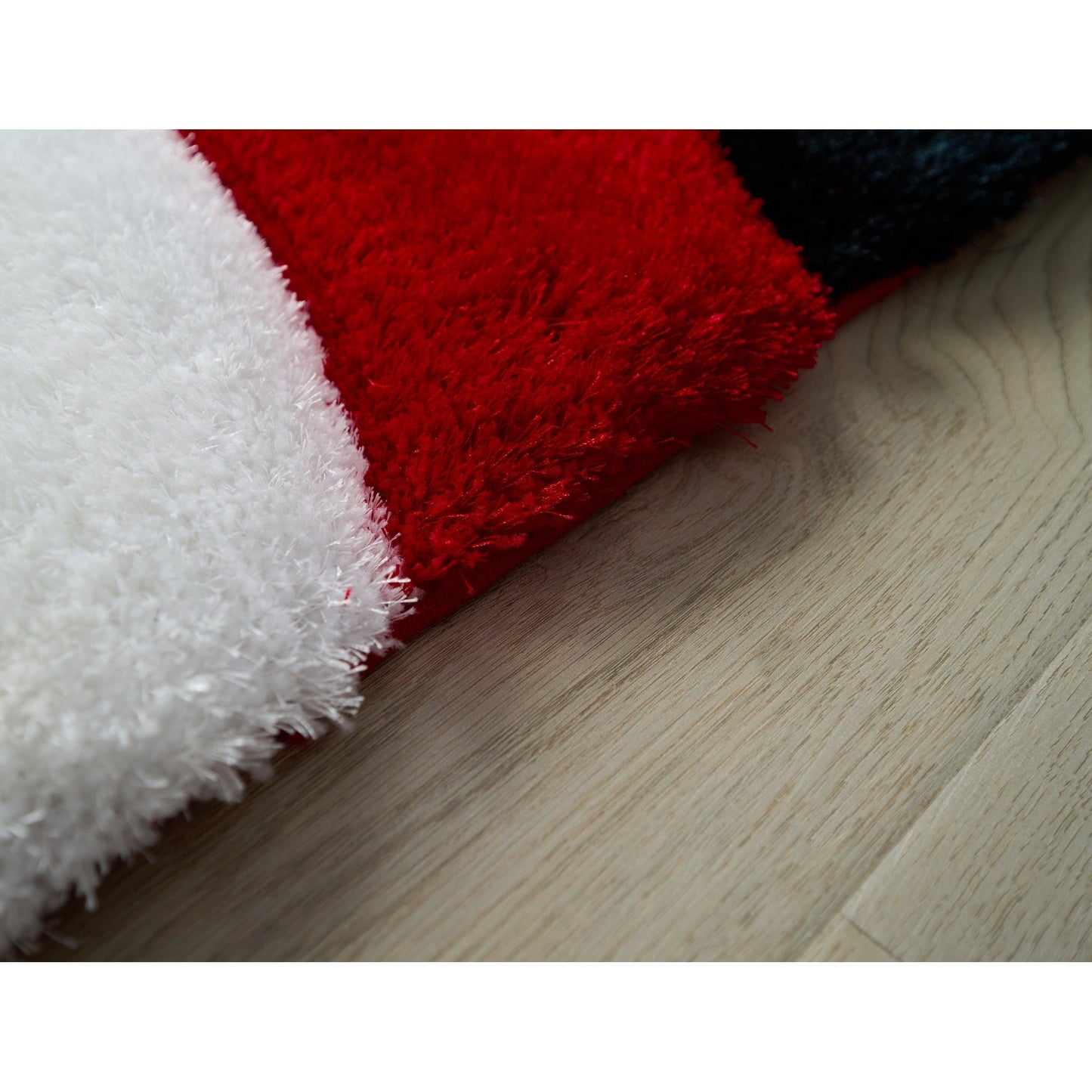 Tapis de sol abstrait à poils longs Mateos