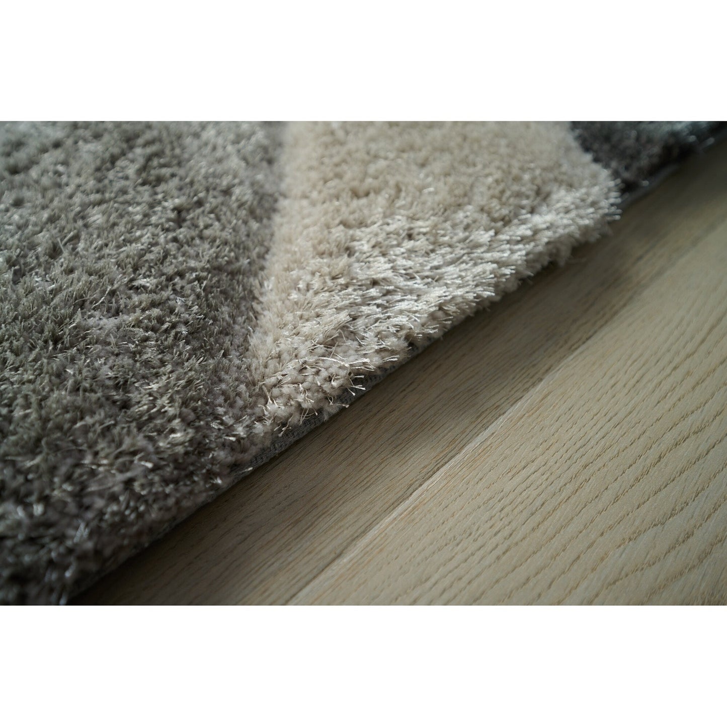 Tapis de sol abstrait à poils longs Mateos