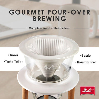 Système de préparation de café intelligent par infusion Melitta Senz V Connected