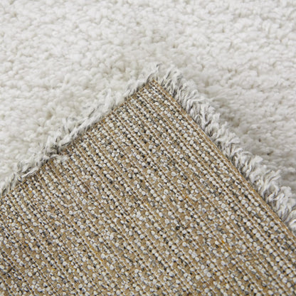 Merril Mid-century Modern Color Block Shag Area Rug