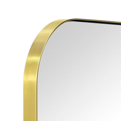 TEHOME Mid-Century Modern Chic Metal Rounded Wall Mirrors