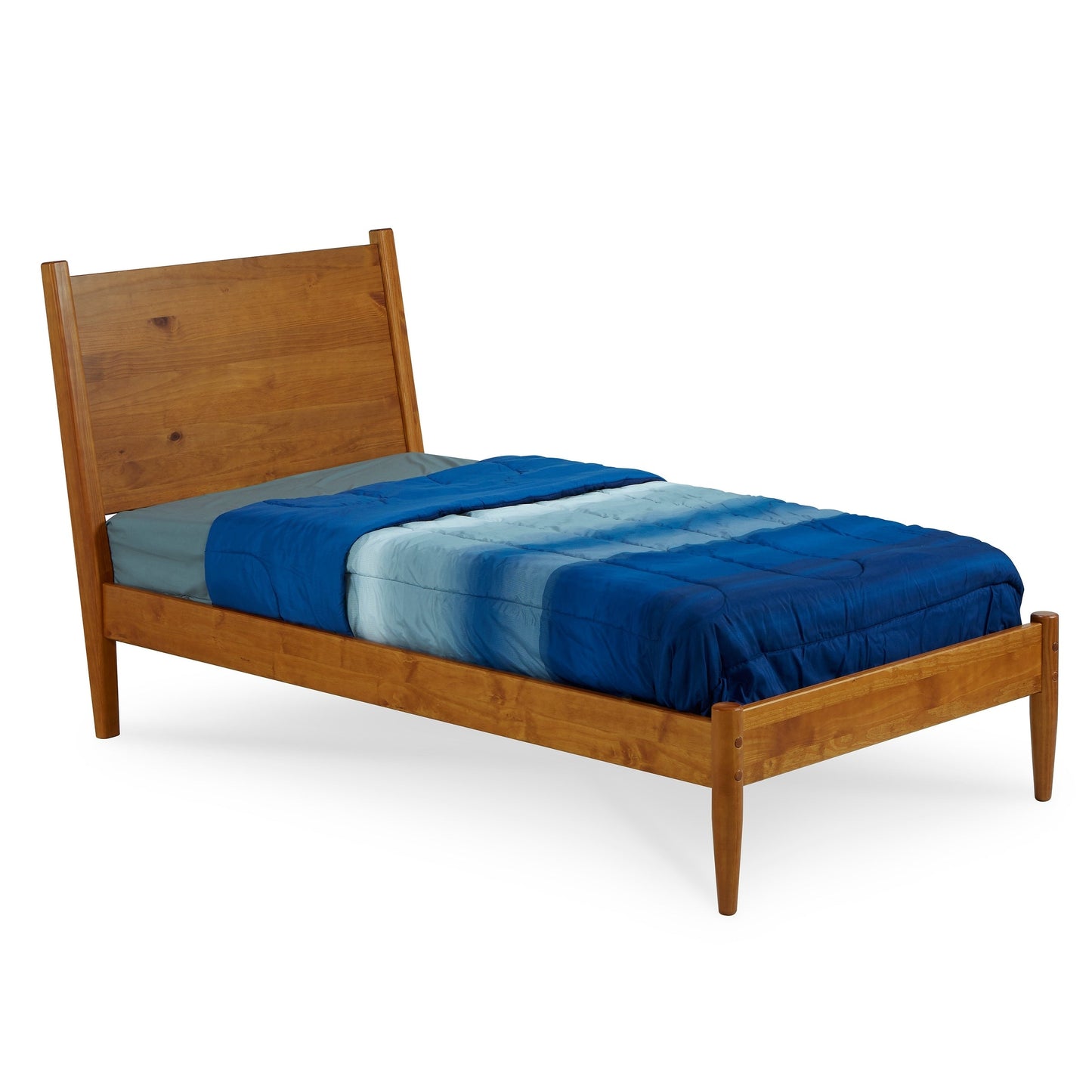 Lit à panneaux de style milieu de siècle