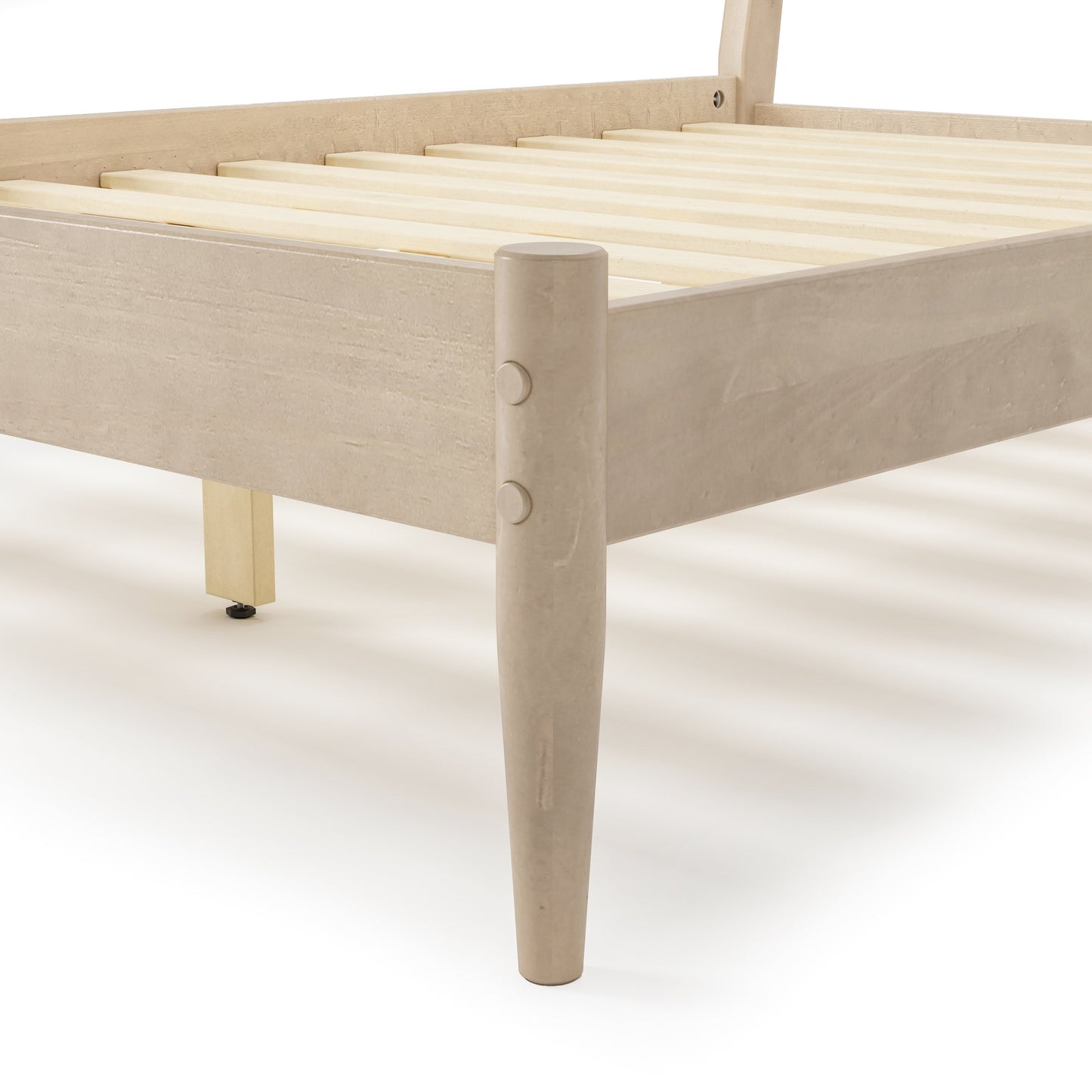 Lit à panneaux de style milieu de siècle