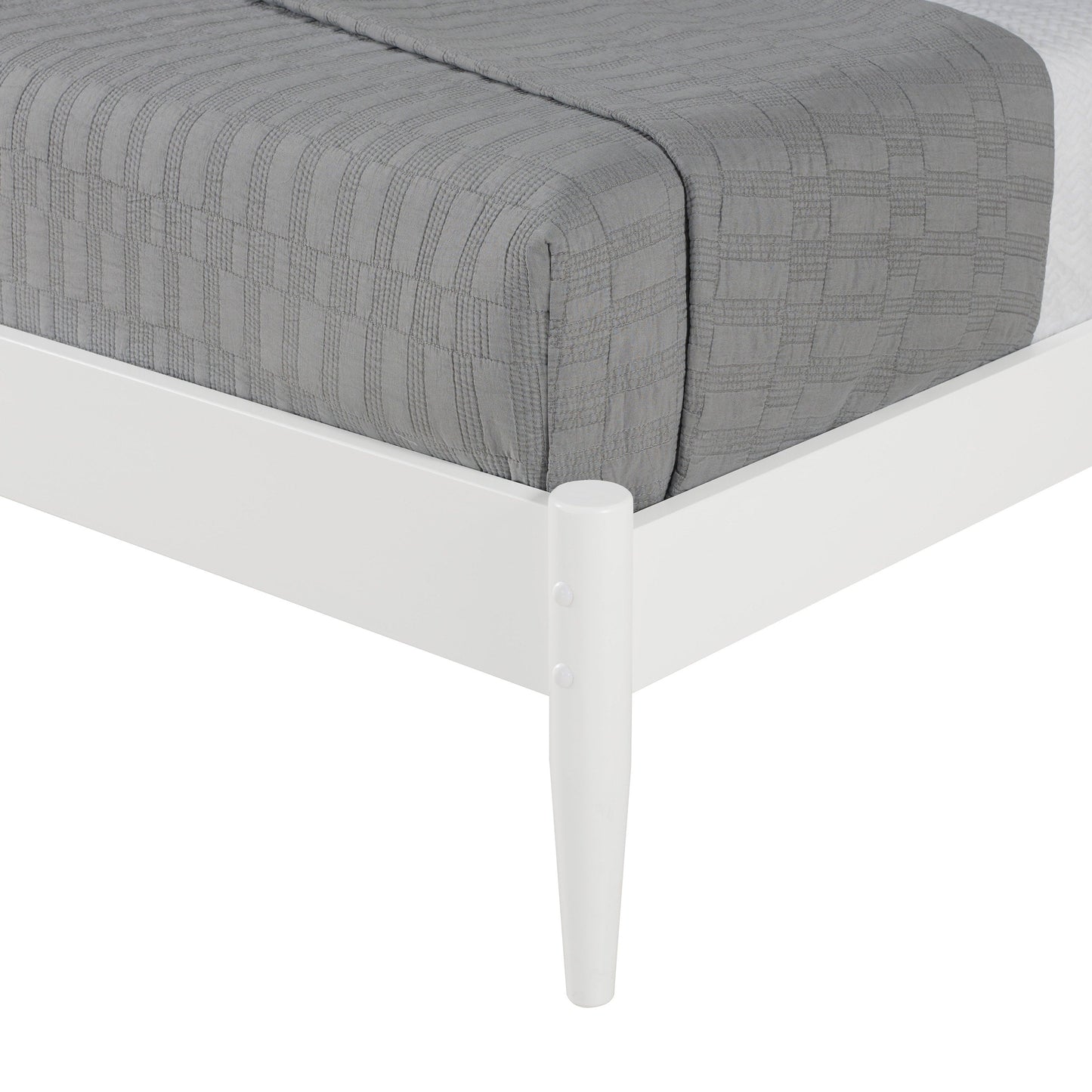 Lit à panneaux de style milieu de siècle