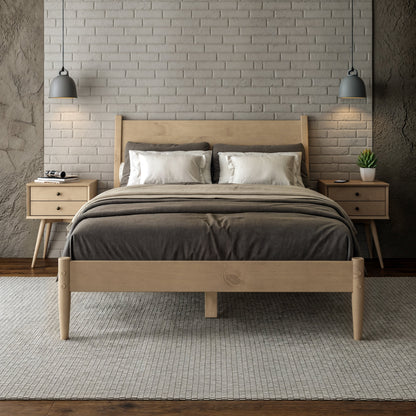 Lit à panneaux de style milieu de siècle