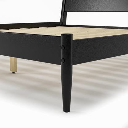 Lit à panneaux de style milieu de siècle