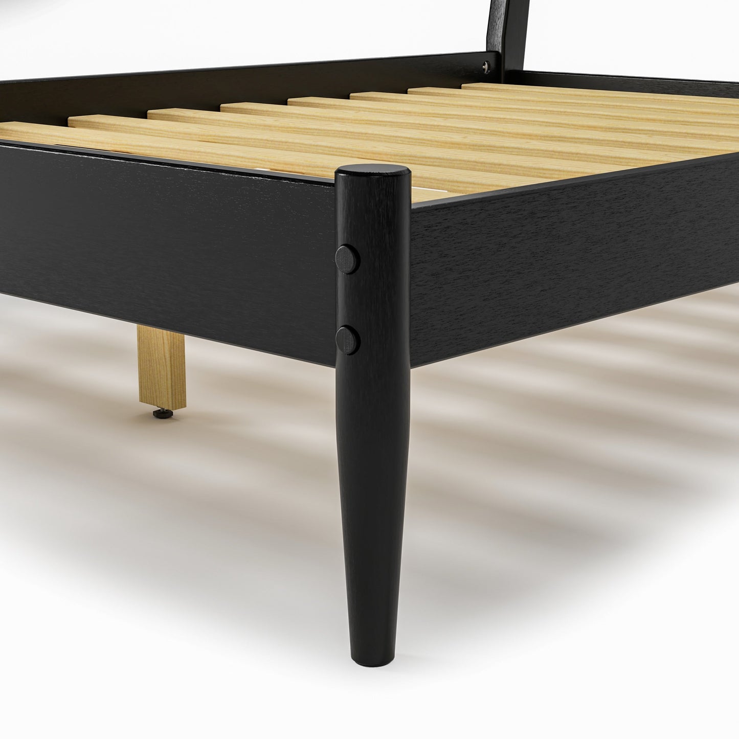 Lit à panneaux de style milieu de siècle