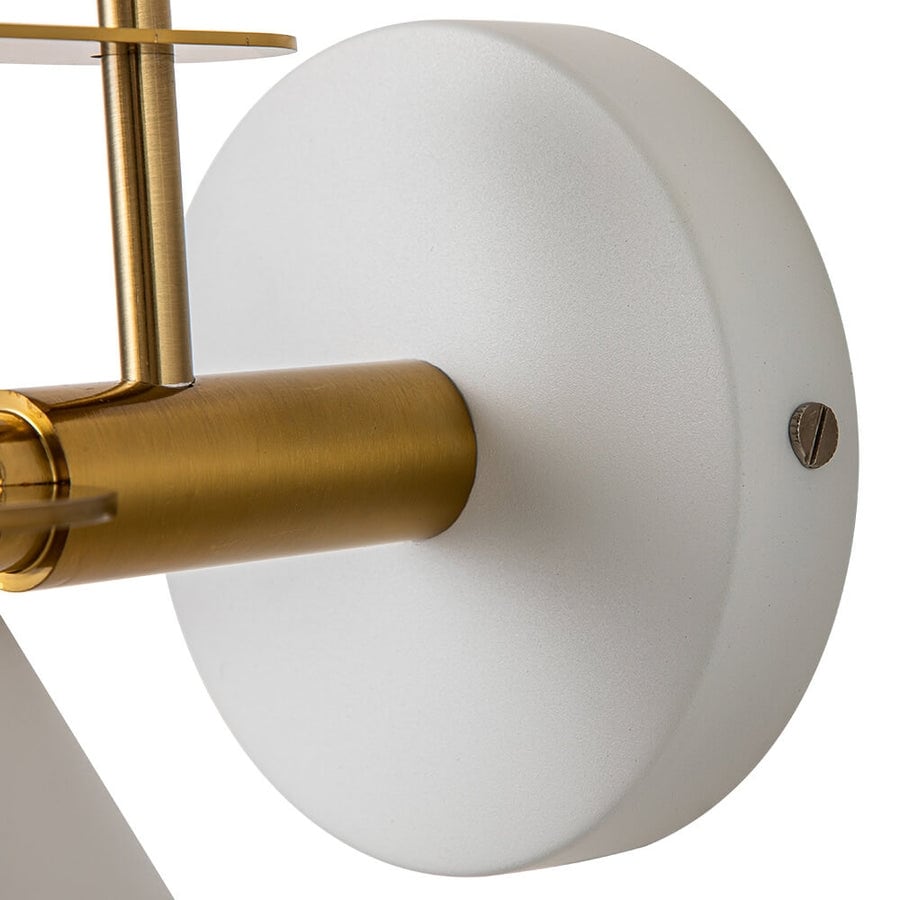 Mid-century Modern 1-Light Cone Wall Sconce - 7in Bedroom Light