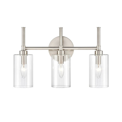 Millennium Lighting Lustre de salle de bain Chastine avec abat-jours en verre dépoli transparent