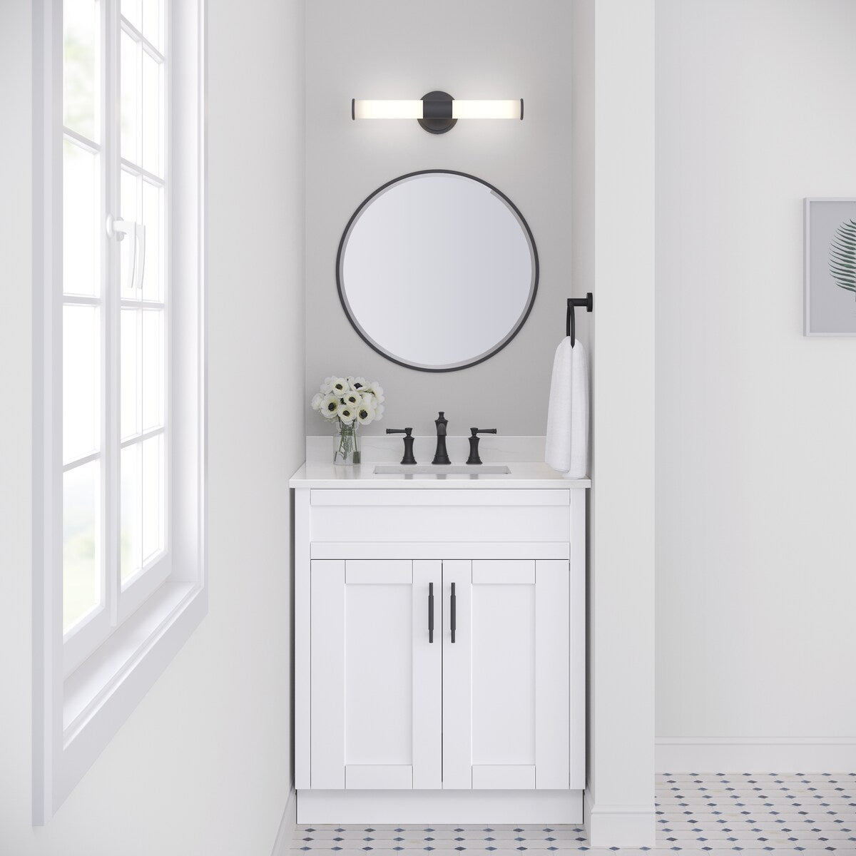 Millennium Lighting Truman LED Bathroom Vanity Fixture in Multiple Finishes