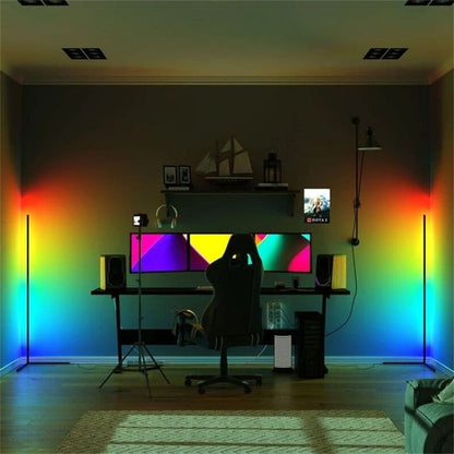 Minimalism RGB Corner Floor Lamp-Set Of 2