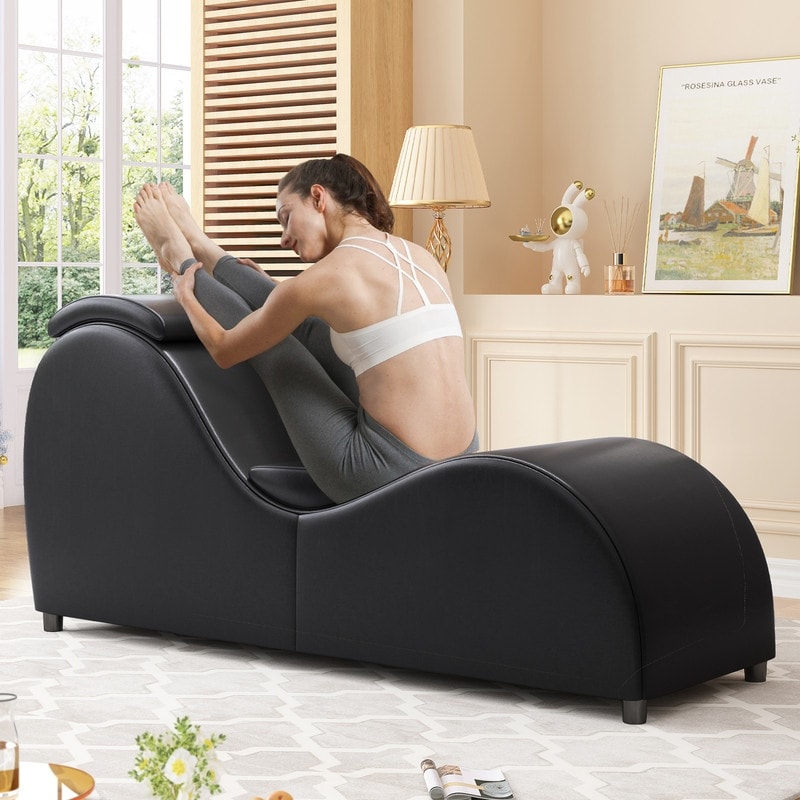 Chaise de yoga intérieure Mixoy, chaise longue de yoga incurvée pour adultes, pour les étirements, les exercices et la relaxation.