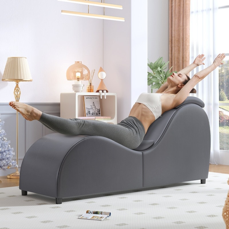 Chaise de yoga intérieure Mixoy, chaise longue de yoga incurvée pour adultes, pour les étirements, les exercices et la relaxation.