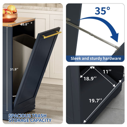 Moasis Meuble de rangement roulant pour îlot de cuisine, 53 pouces, chariot de cuisine mobile portable