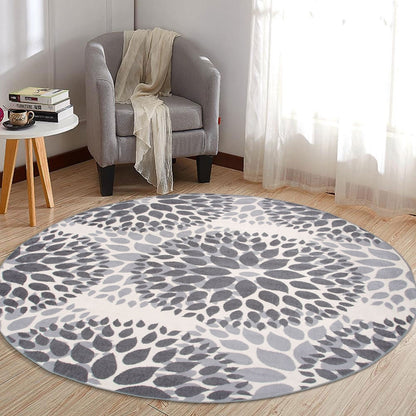 World Rug Gallery Modern Floral Circles Area Rug