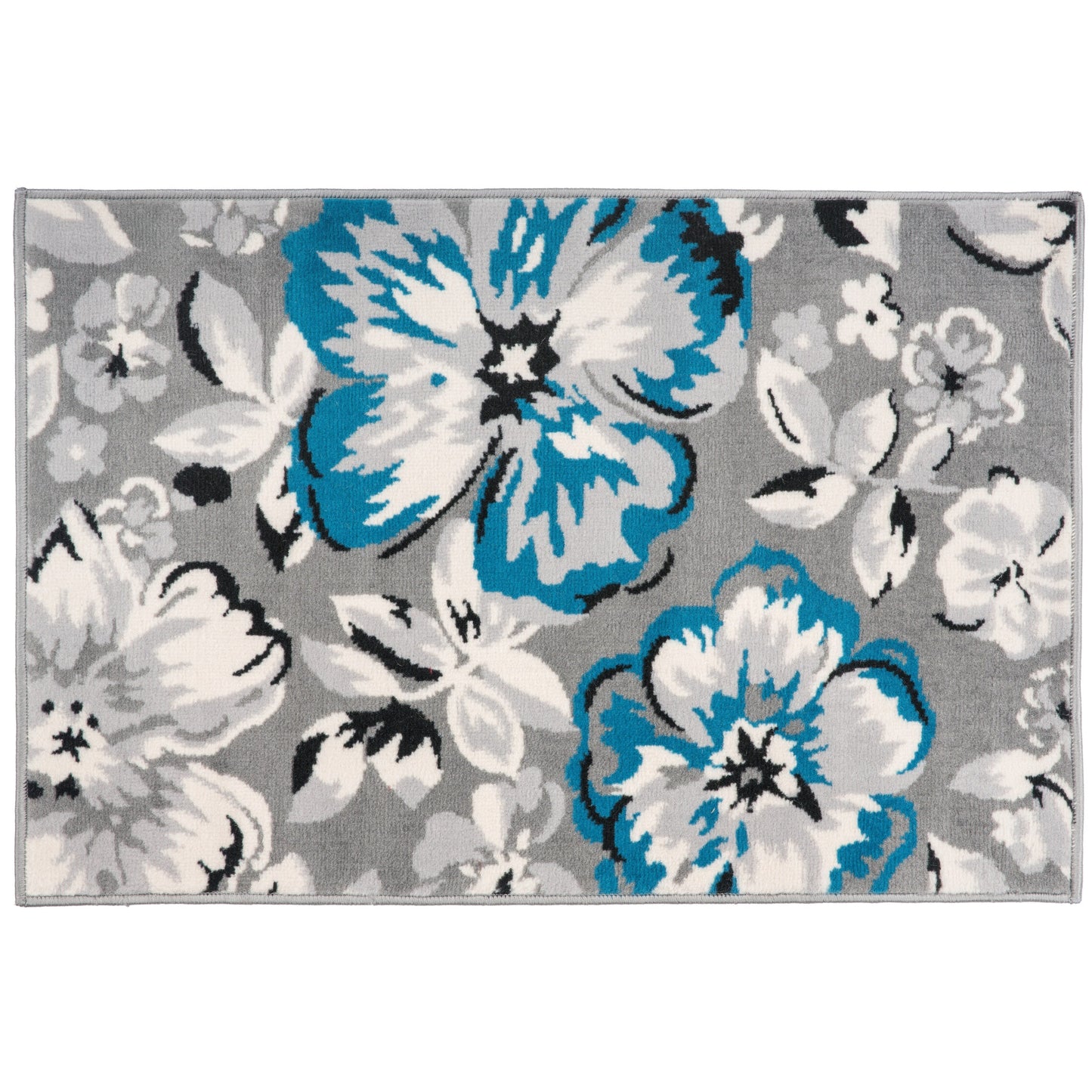 World Rug Gallery Modern Floral Design Area Rug