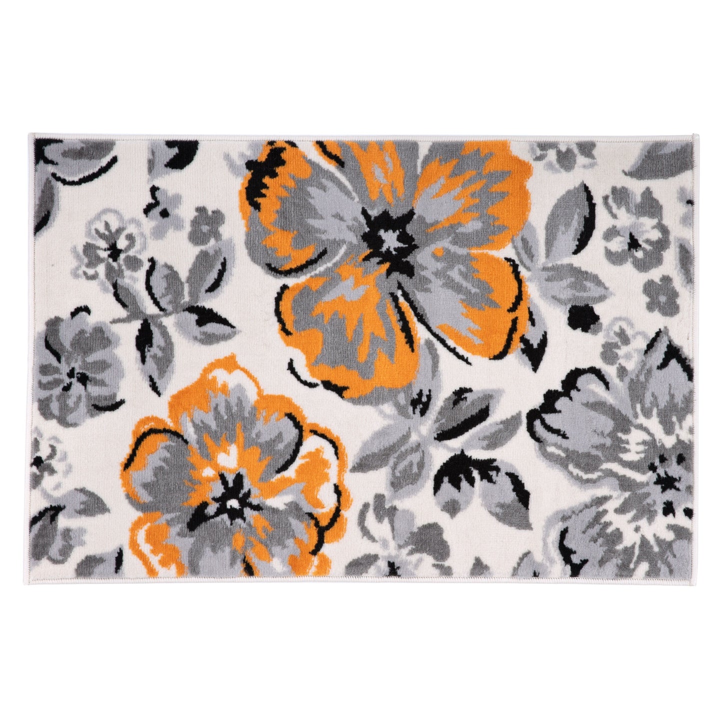 World Rug Gallery Modern Floral Design Area Rug