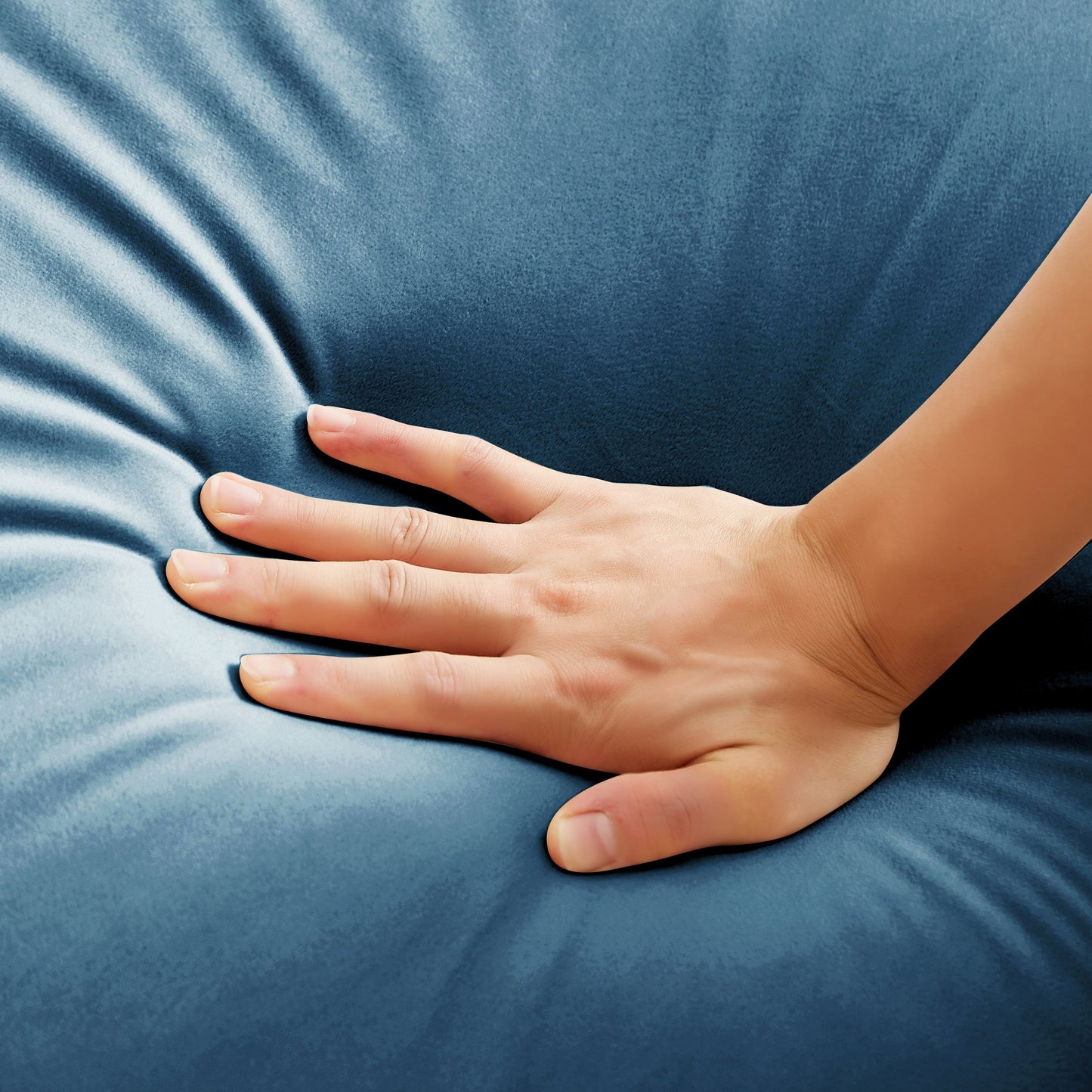 Canapé-lit futon moderne, canapé convertible avec pieds en bois coniques, 78,35 po de largeur, petit canapé à dossier divisé pour salon.