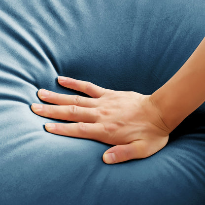 Canapé-lit futon moderne, canapé convertible avec pieds en bois coniques, 78,35 po de largeur, petit canapé à dossier divisé pour salon.