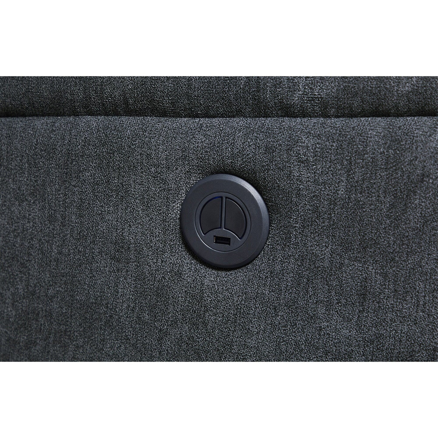 Fauteuil inclinable électrique moderne avec USB, soutien complet de la tête et du bas du dos.