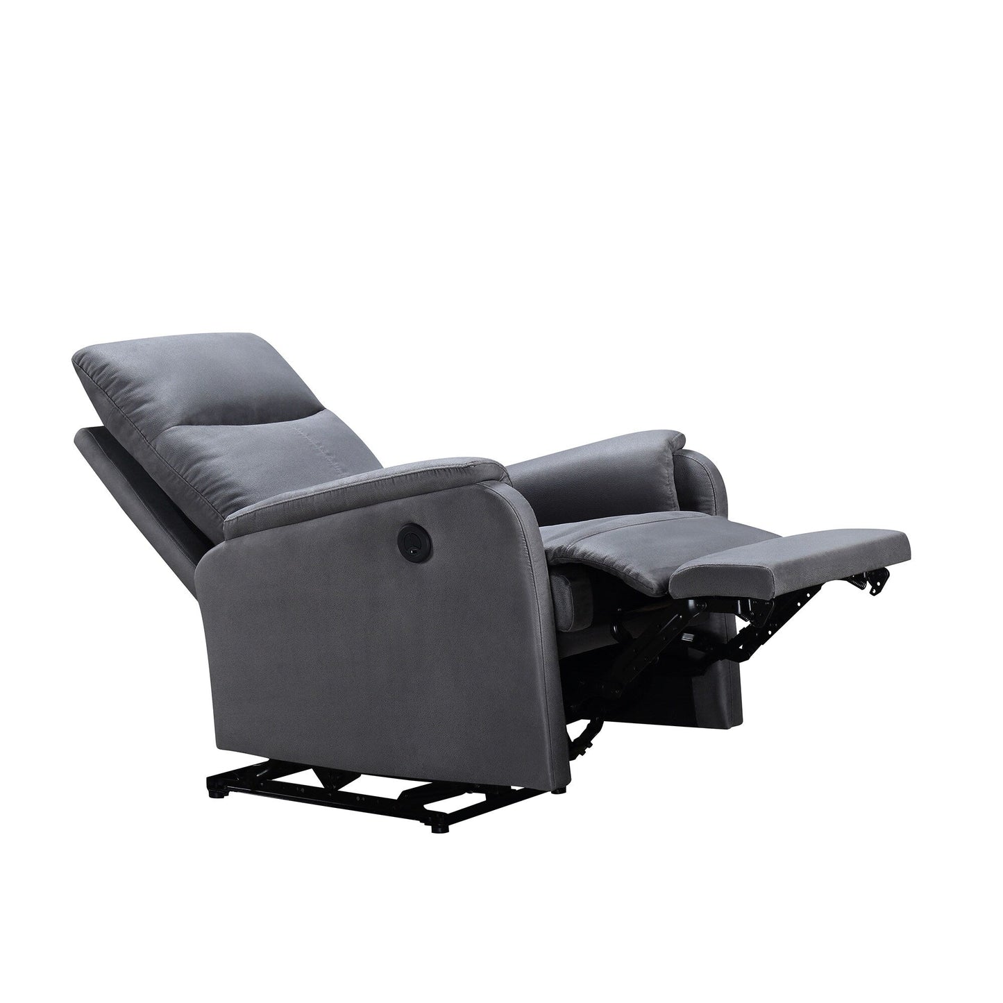 Fauteuil inclinable électrique moderne avec USB, soutien complet de la tête et du bas du dos.
