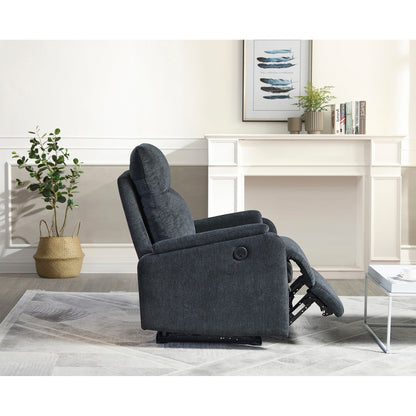 Fauteuil inclinable électrique moderne avec USB, soutien complet de la tête et du bas du dos.
