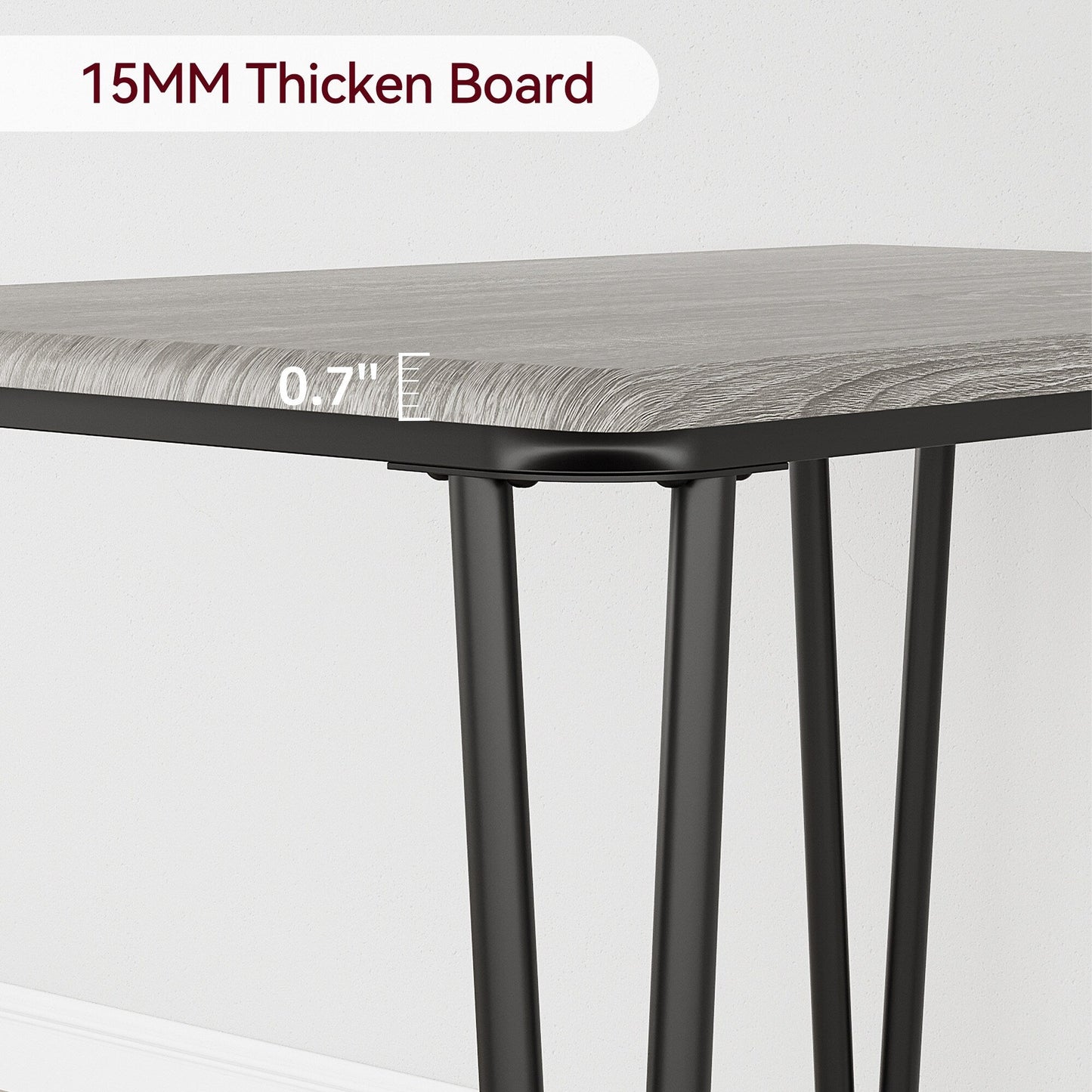 Ensemble de table de salle à manger moderne pour cuisine - 3 pièces