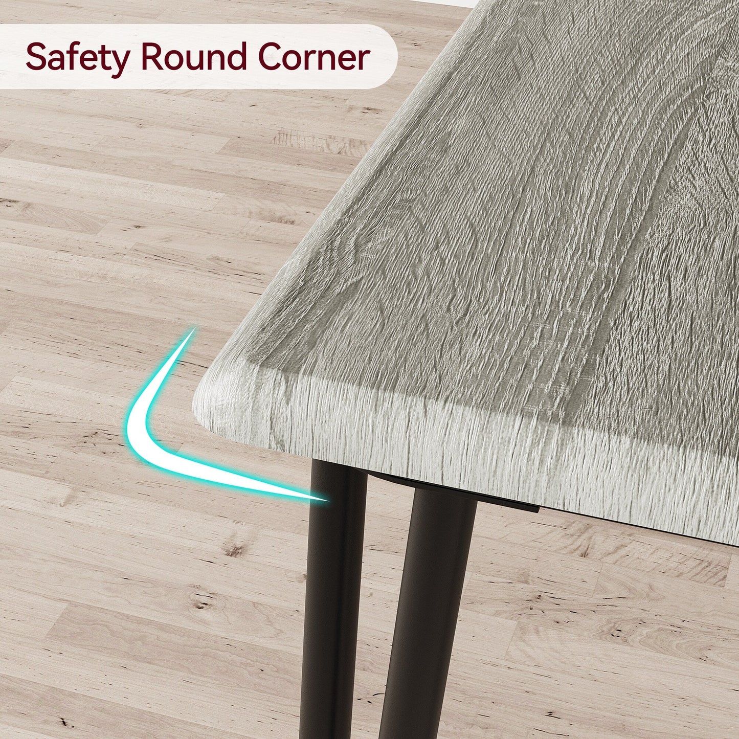 Ensemble de table de salle à manger moderne pour cuisine - 3 pièces