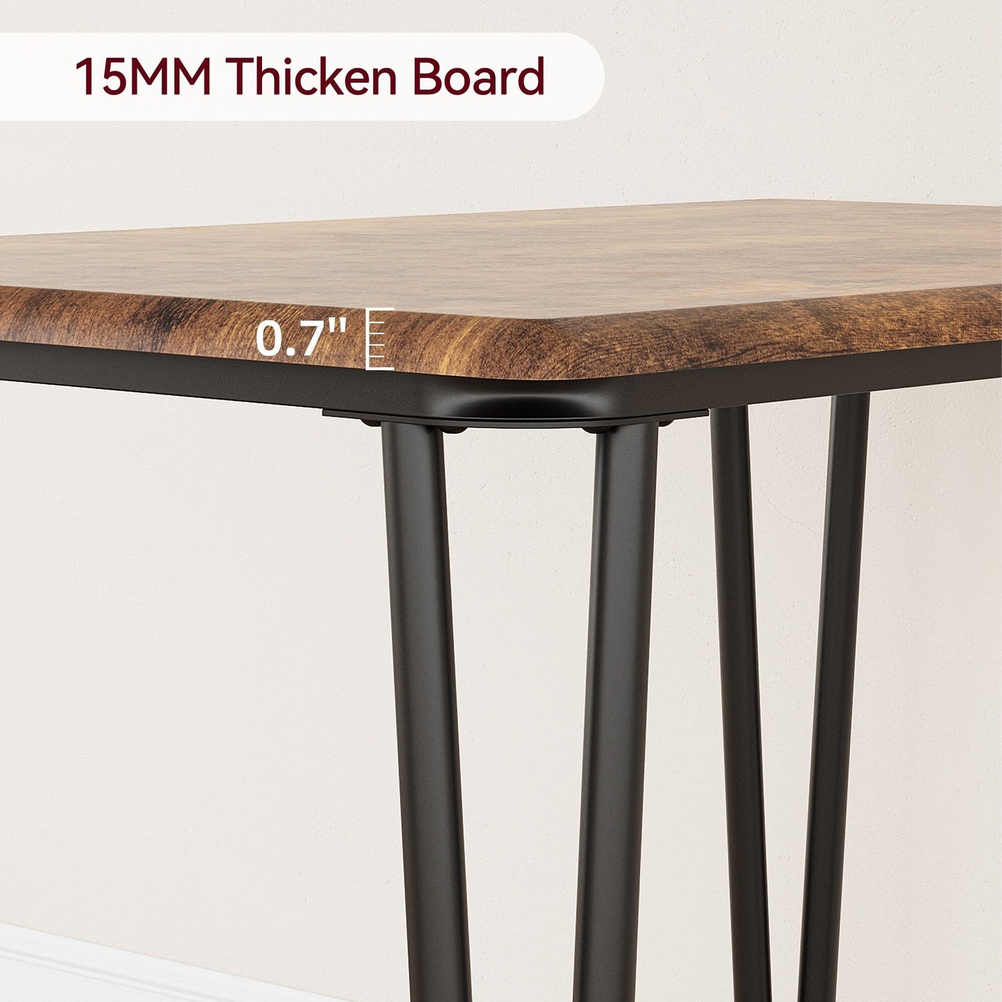 Ensemble de table de salle à manger moderne pour cuisine - 3 pièces