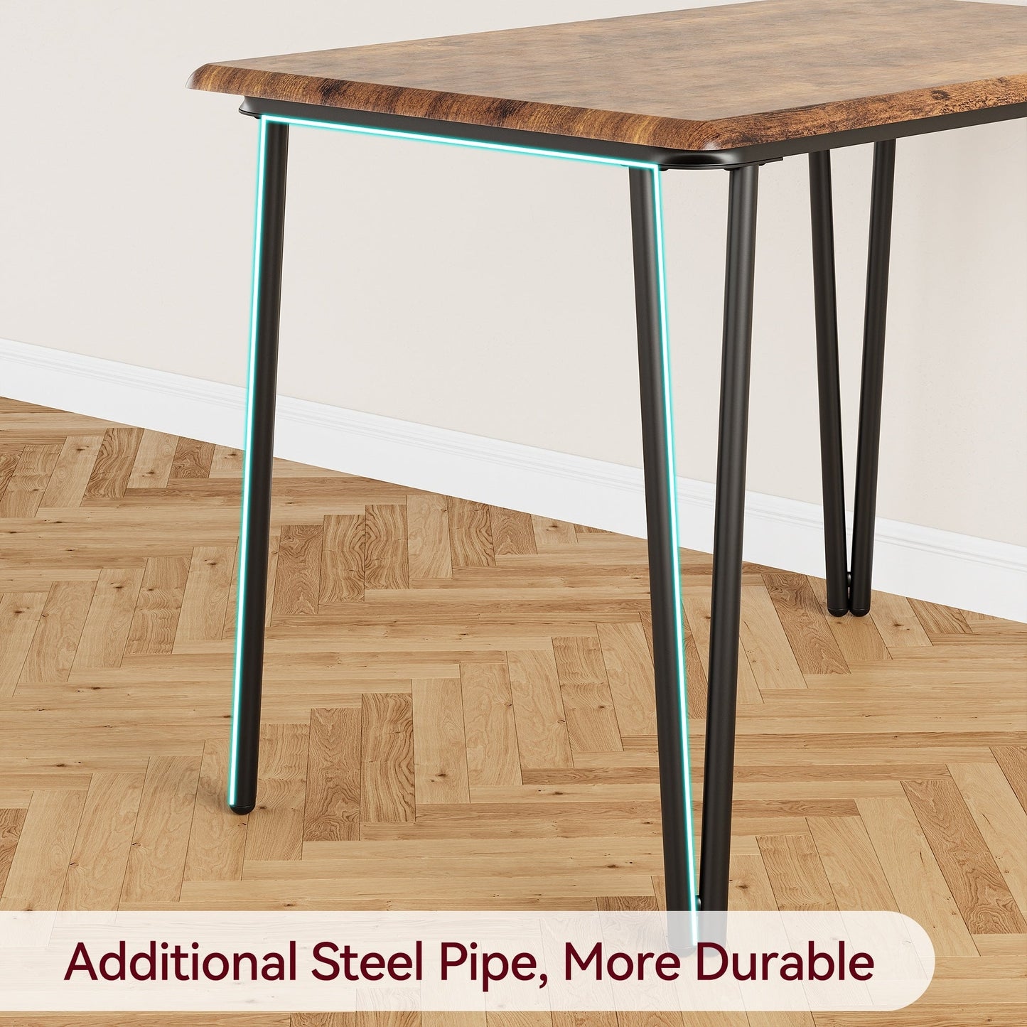 Ensemble de table de salle à manger moderne pour cuisine - 3 pièces