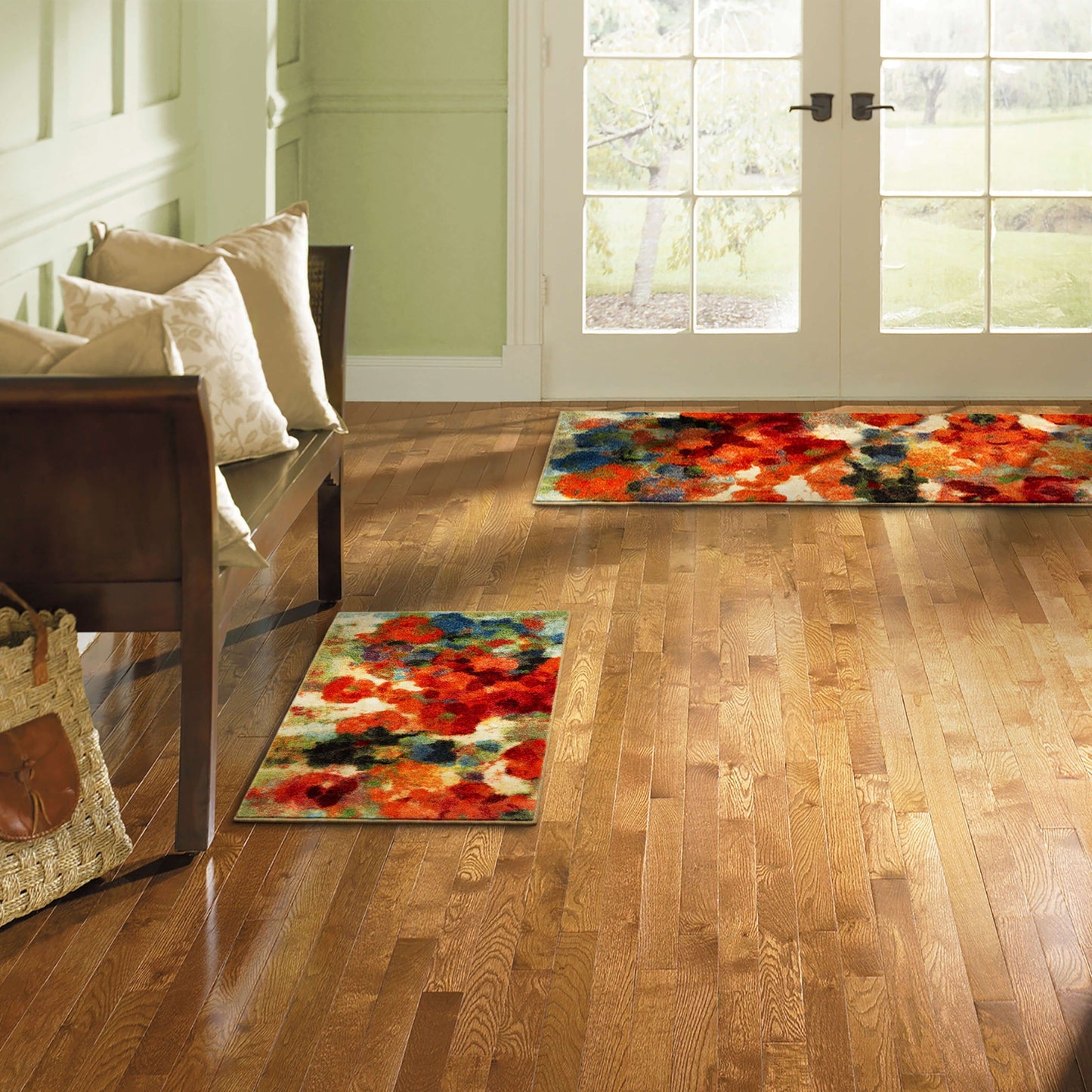 Mohawk Home Colorful Abstract Floral Garden Area Rug