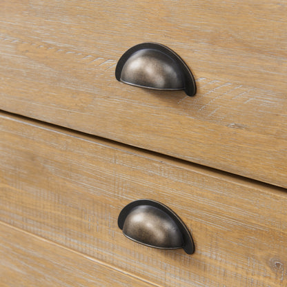 Meuble-lavabo de salle de bain simple Monterey 37, style farmhouse, avec plan de travail.