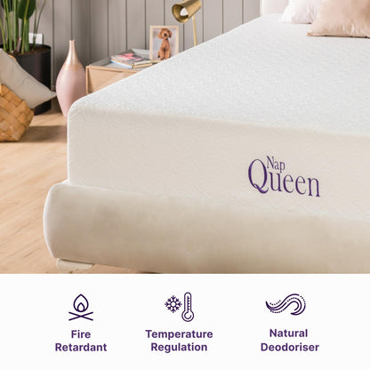 Matelas NapQueen Elizabeth 8 en mousse à mémoire de forme avec gel de refroidissement