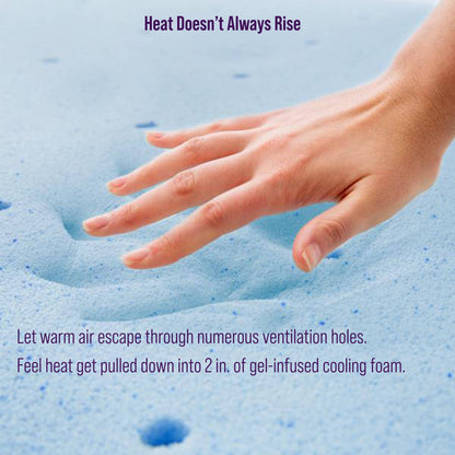 Matelas NapQueen Elizabeth 8 en mousse à mémoire de forme avec gel de refroidissement