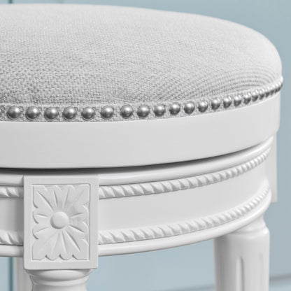 Tabouret de bar New Ridge Home Goods Chapman sans dossier, pivotant, hauteur de comptoir de 26 pouces - Hauteur de comptoir