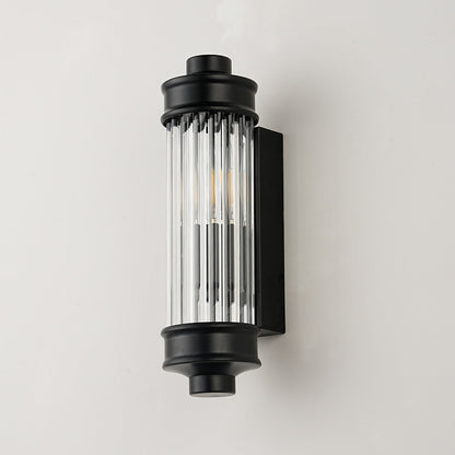 Nordic Postmodern Wall Sconce, European Wall Light in Simple Vintage Glass Crystal