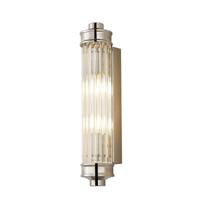 Nordic Postmodern Wall Sconce, European Wall Light in Simple Vintage Glass Crystal