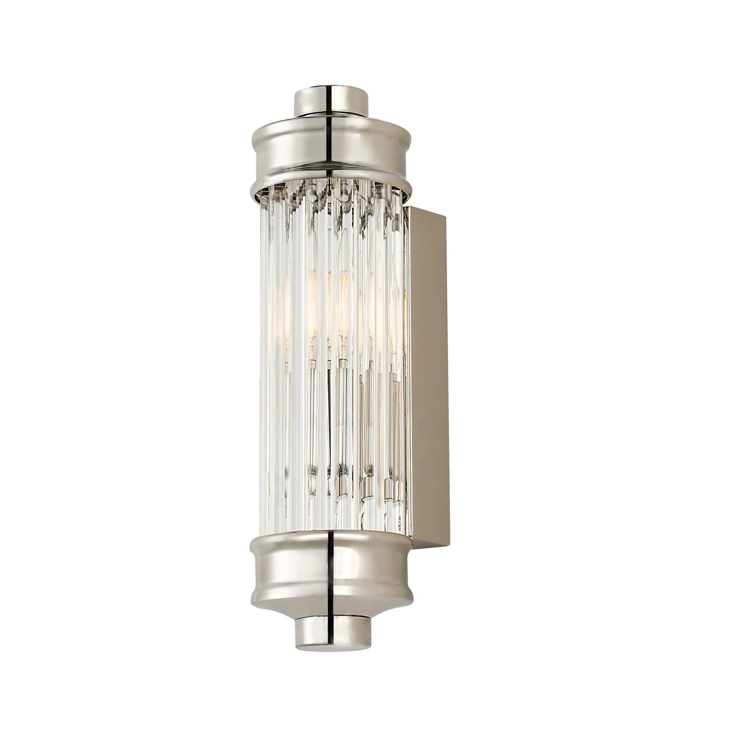 Nordic Postmodern Wall Sconce, European Wall Light in Simple Vintage Glass Crystal