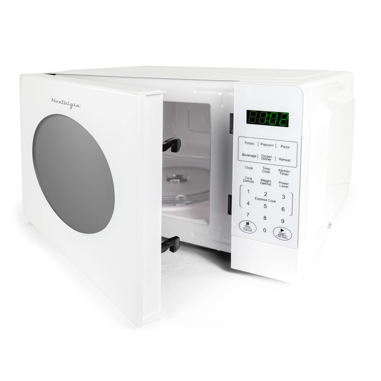 Four à micro-ondes de comptoir rétro Nostalgia de 0,7 pieds cubes - N/A