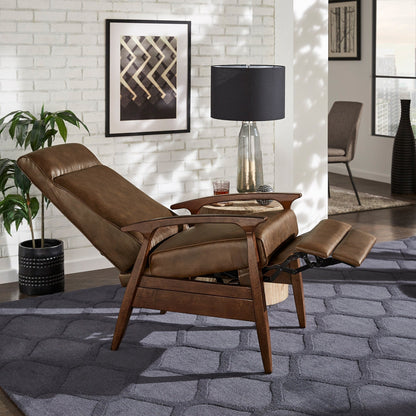 Fauteuil inclinable Notker de 65 cm de large, style milieu de siècle, par iNSPIRE Q Modern