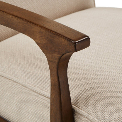 Fauteuil inclinable Notker de 65 cm de large, style milieu de siècle, par iNSPIRE Q Modern