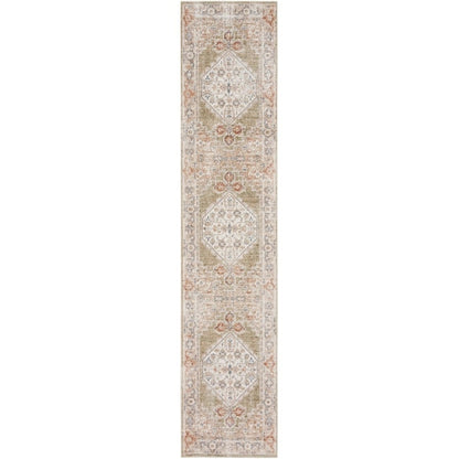 Nourison Abby Machine Washable Indoor only Persian Distressed Area Rug