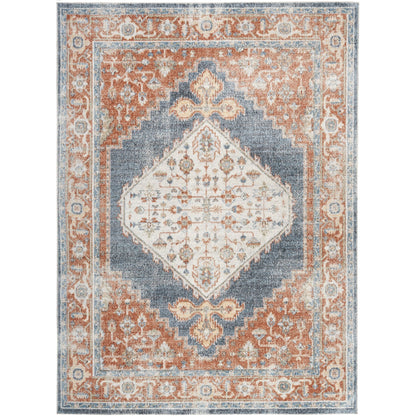 Nourison Abby Machine Washable Indoor only Persian Distressed Area Rug