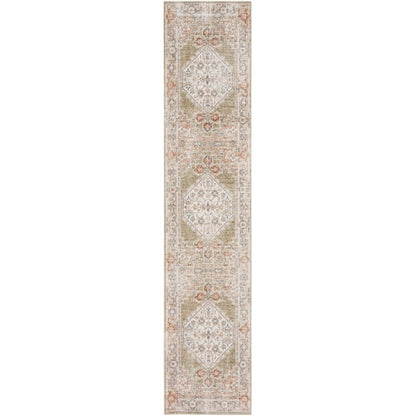 Nourison Abby Machine Washable Indoor only Persian Distressed Area Rug