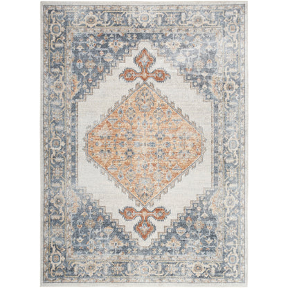 Nourison Abby Machine Washable Indoor only Persian Distressed Area Rug