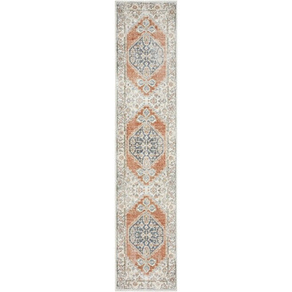 Nourison Abby Machine Washable Indoor only Persian Distressed Area Rug
